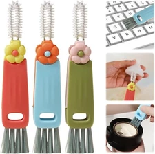 3 in 1 Cup Lid Cleaning Brush, 3 Pack Multifunctional Crevice Gap Cleaner Brush