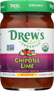 Drew's medium Organic salsa, chipotle Lime (790874001059)