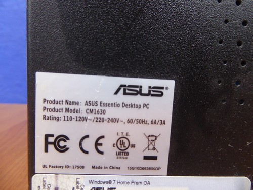 ASUS ESSENTIO CM1630 TOWER AMD ATHLON II X2 220 2.8GHz 8GB 1TB WINDOWS 10 HOME - Picture 3 of 20