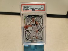 2021 PANINI OBSIDIAN LUKA DONCIC WHITE PULSAR ELECTRIC ETCH CARD 116 PSA 9 T6650