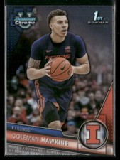 2023-24 Bowman University Chrome #97 Coleman Hawkins Illinois Fighting Illini
