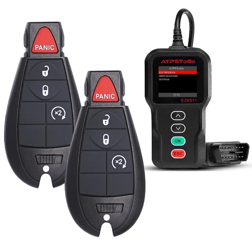 Program DIY Key Fob Replacement Kit For Dodge Ram 1500 2013 2014 2015 2016 2017