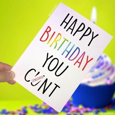 Divertente Felice Biglietto Auguri Compleanno C Nt Fidanzato Marito Best Amico Ebay