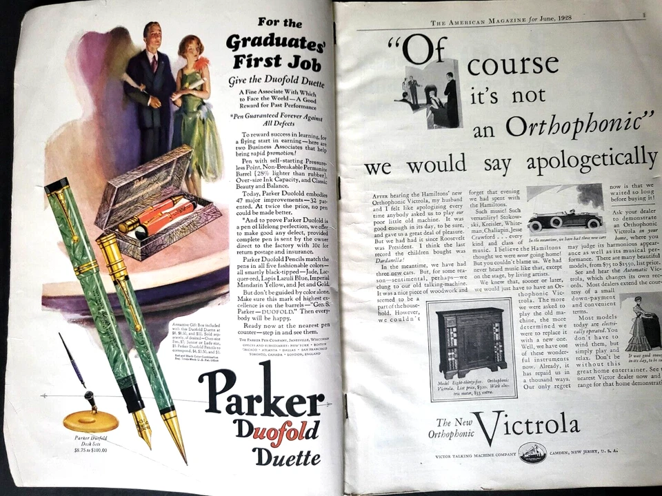 June 1928 The American Magazine, Crowell Publishing Victor C. Anderson Cover - Image 3 of 4