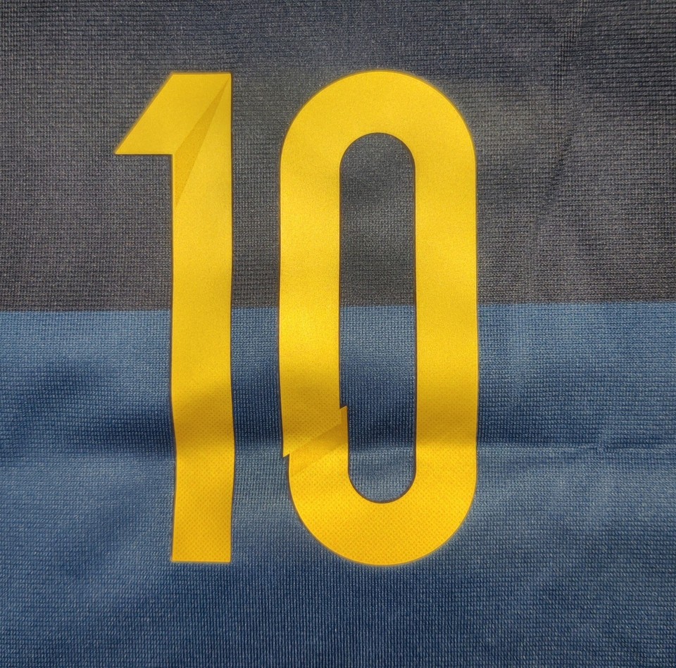 Argentina World Cup 2014 Final Messi 10 Away Soccer Futbol Jersey