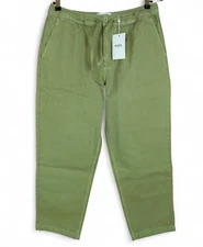 Wax London Pants Mens Green Kurt Trousers Baggy Organic Cotton (Various Sizes)