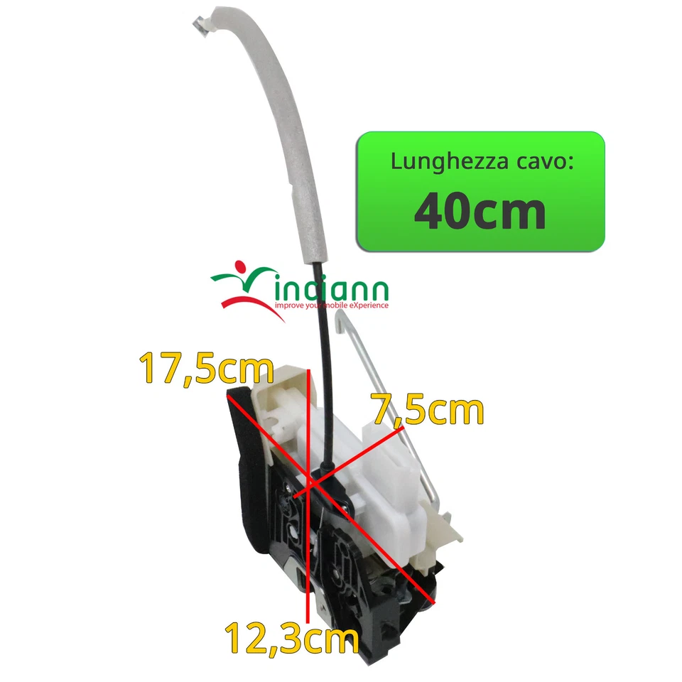 Serratura portiera anteriore sinistra lato guida per Kia Rio III 11-17 KICR - Imagen 3 de 4
