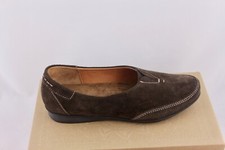 TAOS WOMEN  S MARVEY CHOCOLATE SUEDE SLIP ON SHOES US 7   7.5 EU 38 - NEW