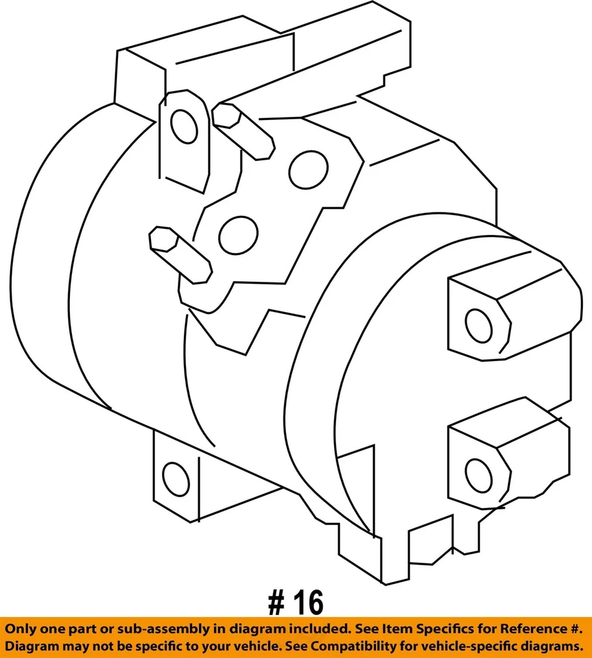 Compresor de aire acondicionado usado se adapta a: Chrysler 300 2014 3,6 grado A Foto 4 de 4