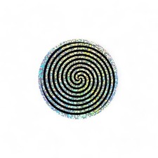 GLITTERY HYPNOTIC SPIRAL STICKER / Magic & Me...