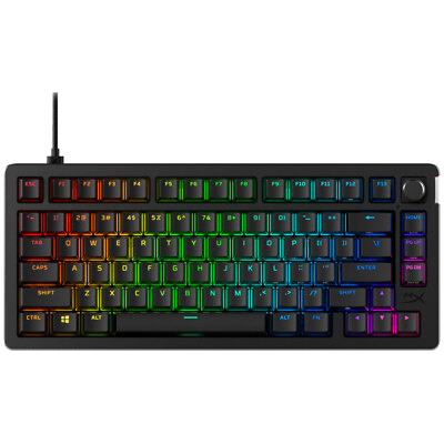 HyperX Alloy Rise 75 Gaming-Tastatur Keyboard DE-Layout Linear Switch RGB 