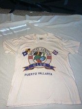 Vintage Poco Loco Club Puerto Vallarta Original T-Shirt Size L