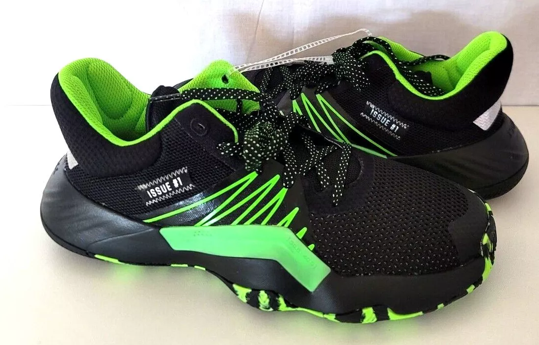 NEW MEN'S ADIDAS D.O.N Issue #1 DONOVAN MITCHELL SPIDERMAN BLACK NEW MEN'S ADIDAS D.O.N Issue #1 DONOVAN MITCHELL SPIDERMAN BLACK