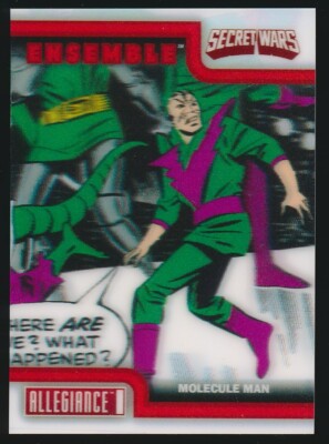 E-2 MOLECULE MAN Upper Deck Marvel Allegiance Secret Wars ENSEMBLE LENTICULAR