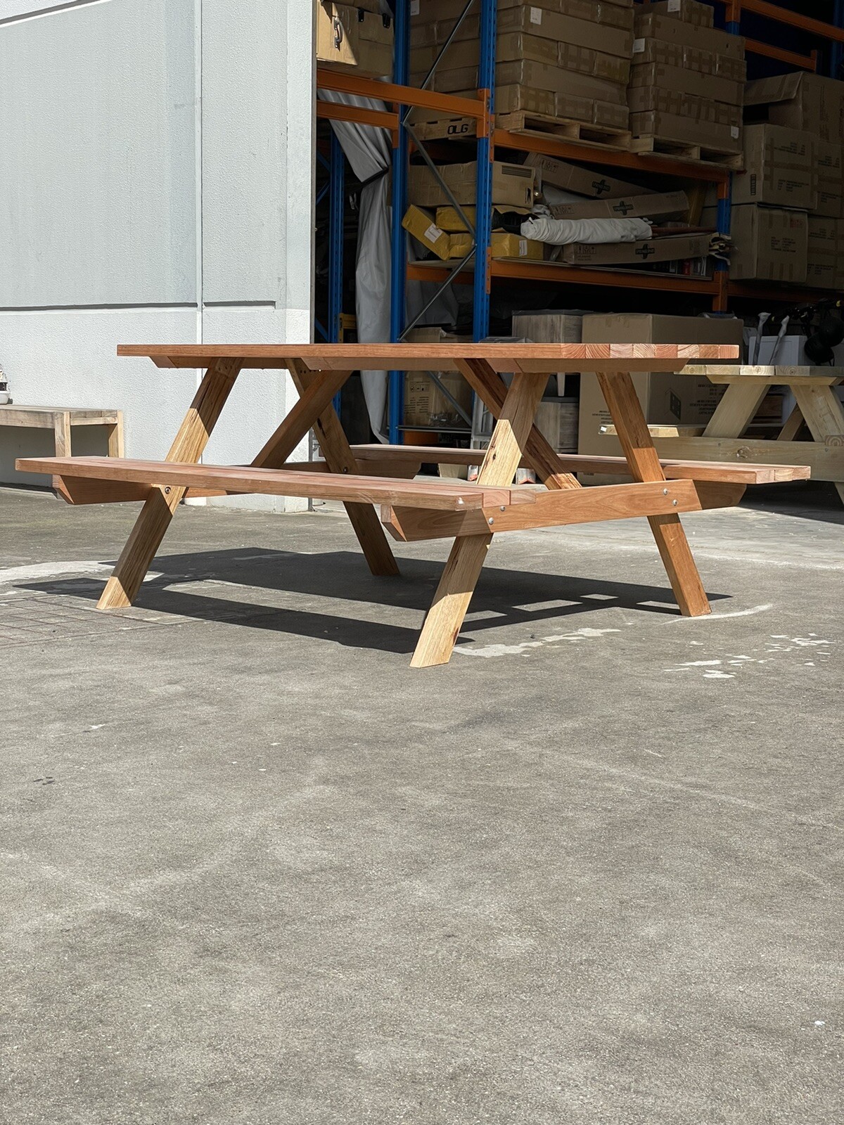 Handmade Hardwood Picnic Table eBay