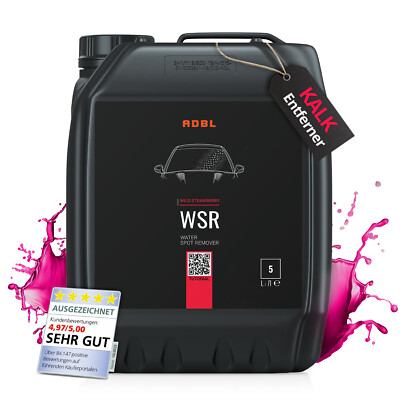 ADBL WSR 5 Liter Wasserflecken Entferner Auto Lack Glas Kunststoff Kalkentferner