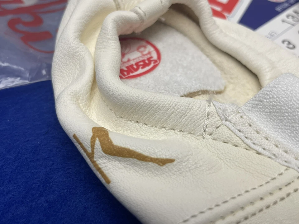 VINTAGE 1980s SASAKI GYMNASTIC SHOES WOMAN SIZE 3 ARTICLE 134 WHITE LEATHER NEW - Image 4 of 4