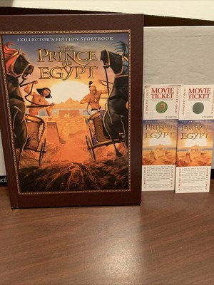 Collectors Edition Story Book. The Prince Of Egypt. With Movie Tickets