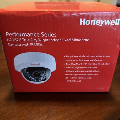 Honeywell HD262H Indoor Fixed Minidome Camera with IR LEDs