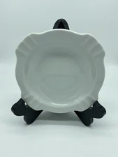 Small White Bowl Candy Dish 6 7/8 Inch Diameter GOOD