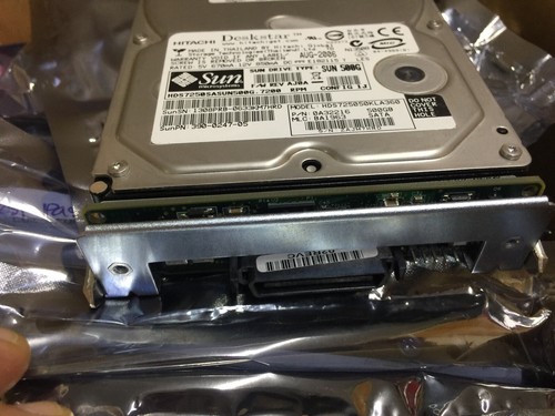 SUN 540-6365, (Under 10k Hours) 500gb Drive, Bracket for SE-3511 , test-PASS - Picture 2 of 7