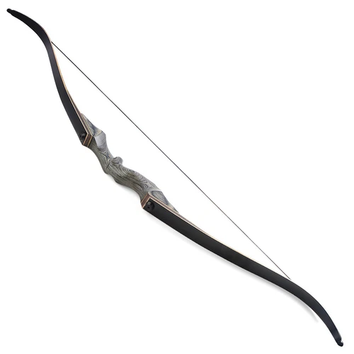 60" Takedown Recurve Bow 20-60lbs Wooden Archery Hunting - Picture 14 of 23