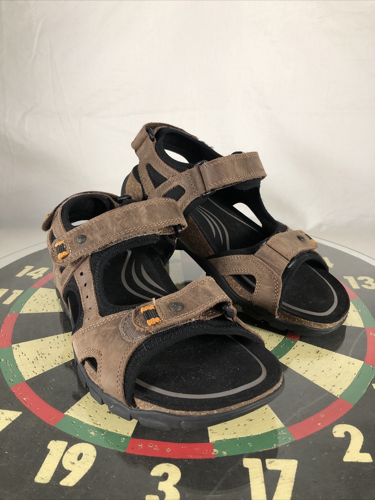 Aetrex Outdoor Hiking Strappy Sandals Shoes Comfort Sneaker Brown Men 9 |  eBay
