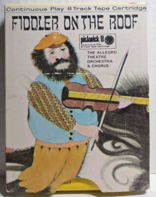 ALLEGRO THEATRE ORCHESTRA: Fiddler on the Roof 8 Track Tape Tested VG+