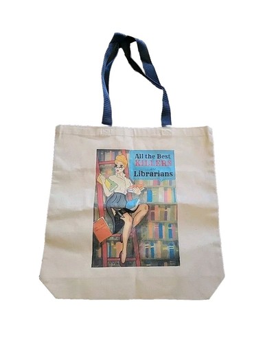 All the Best Killers are Librarians Super Cut Tote Bag