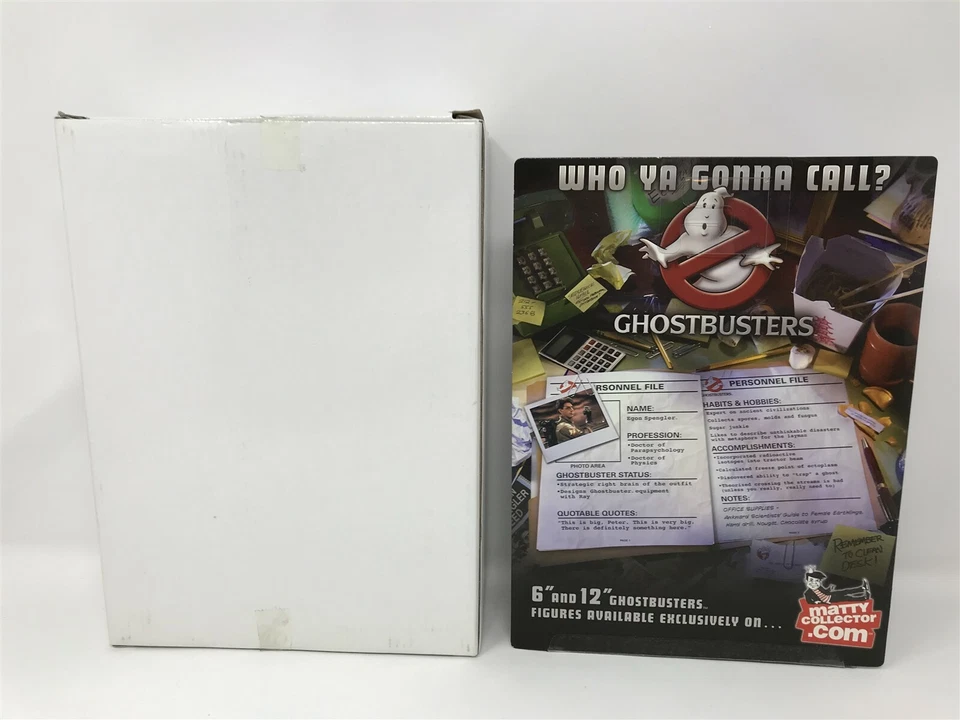 Figura Coleccionista Cazafantasmas 6" Egon Spengler Matty 2010 Mattel Mailer - NUEVA Foto 3 de 4