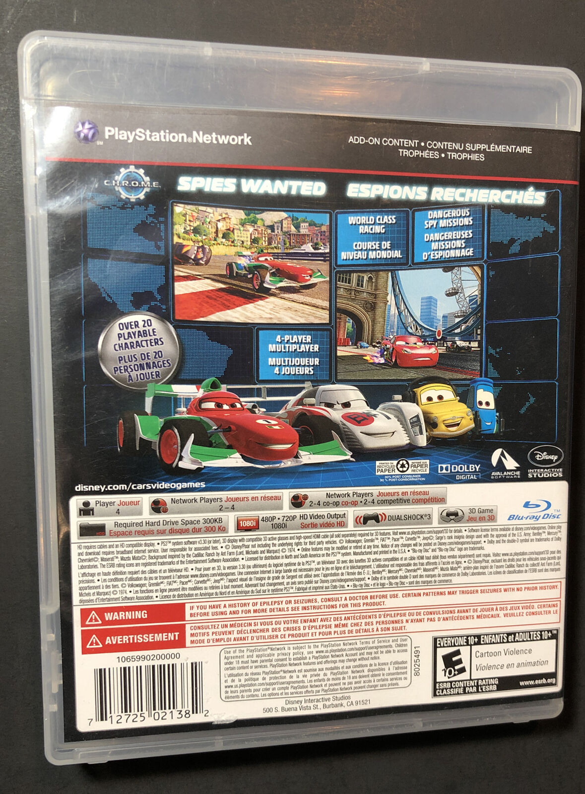 Jogo Carros 2 Ps3, Comprar Novos & Usados