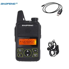 BAOFENG T1 MINI Two Way Radio BF-T1 Walkie Talkie UHF 400-470mhz + Program cable