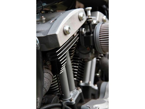 EMD Moto Motorcycle Motorbike WTF Shovel Rocker Box Cover Raw For 86-03 XLH883 - Picture 3 of 3