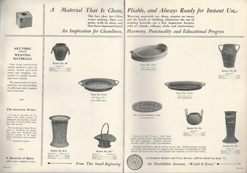 Designs & Materials 1932 Katalog Kunstfaser Studentenmöbel Webprojekte - Bild 2 von 5