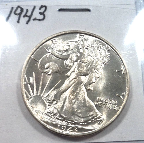 1943 Walking Liberty Silver Half Dollar AU/BU
