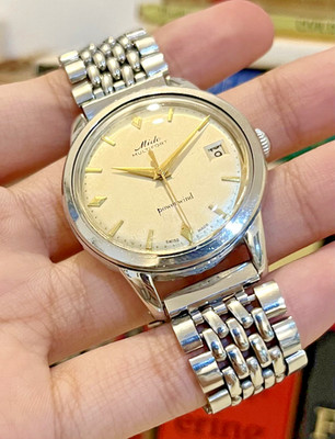 RARE Vintage Mido Multifort Powerwind Automatic BOR Bracelet Watch