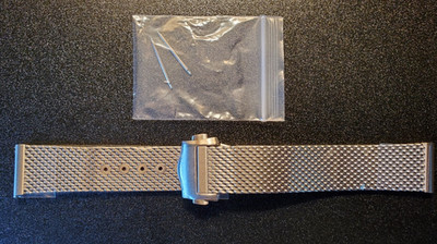 20mm Braided Stainless Mesh Band for Omega Seamaster Olympic No Time To Die 007