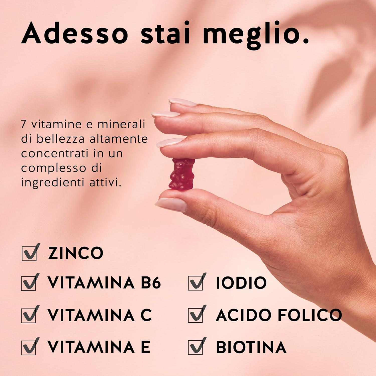 Caramelle Gommose Biotina Ah-Mazing Hair Vitamine Capelli Forti - 3