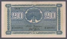 Finland 1945 - 20 Markkaa P-78 aUNC