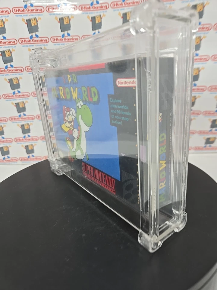 Super Mario World Nintendo SNES 1st Print Black Label Sealed VGA WATA CGC PSA - Image 4 of 4