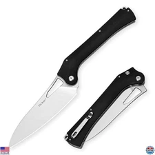 Folding Kitchen Chef Knife 5.49" Stainless Steel Blade, Ergonomic G10 Handle