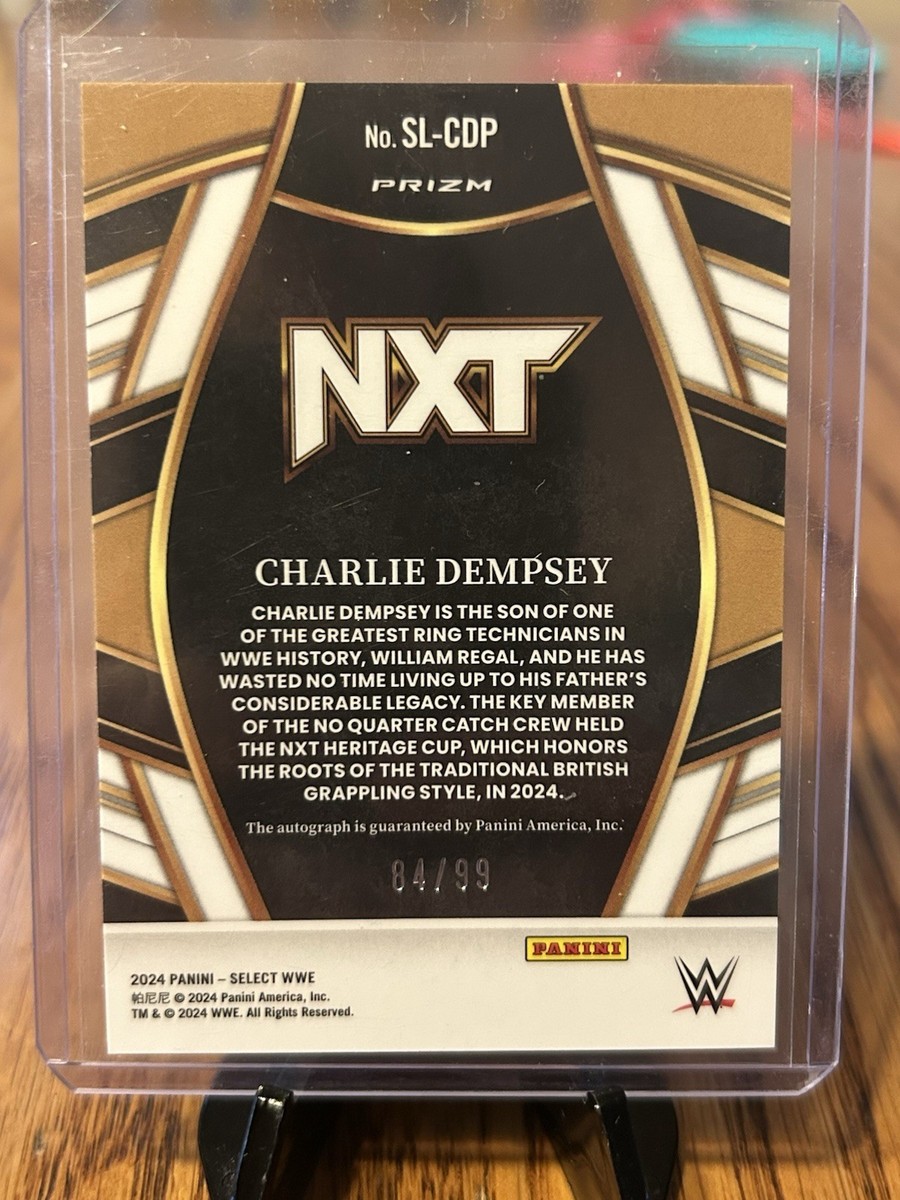バンクシー 2Lサイズ 2024 Panini Select WWE - Signature Selections Charlie Dempsey #SL