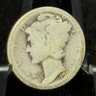 1921-D Mercury Dime 10C Silver Coin