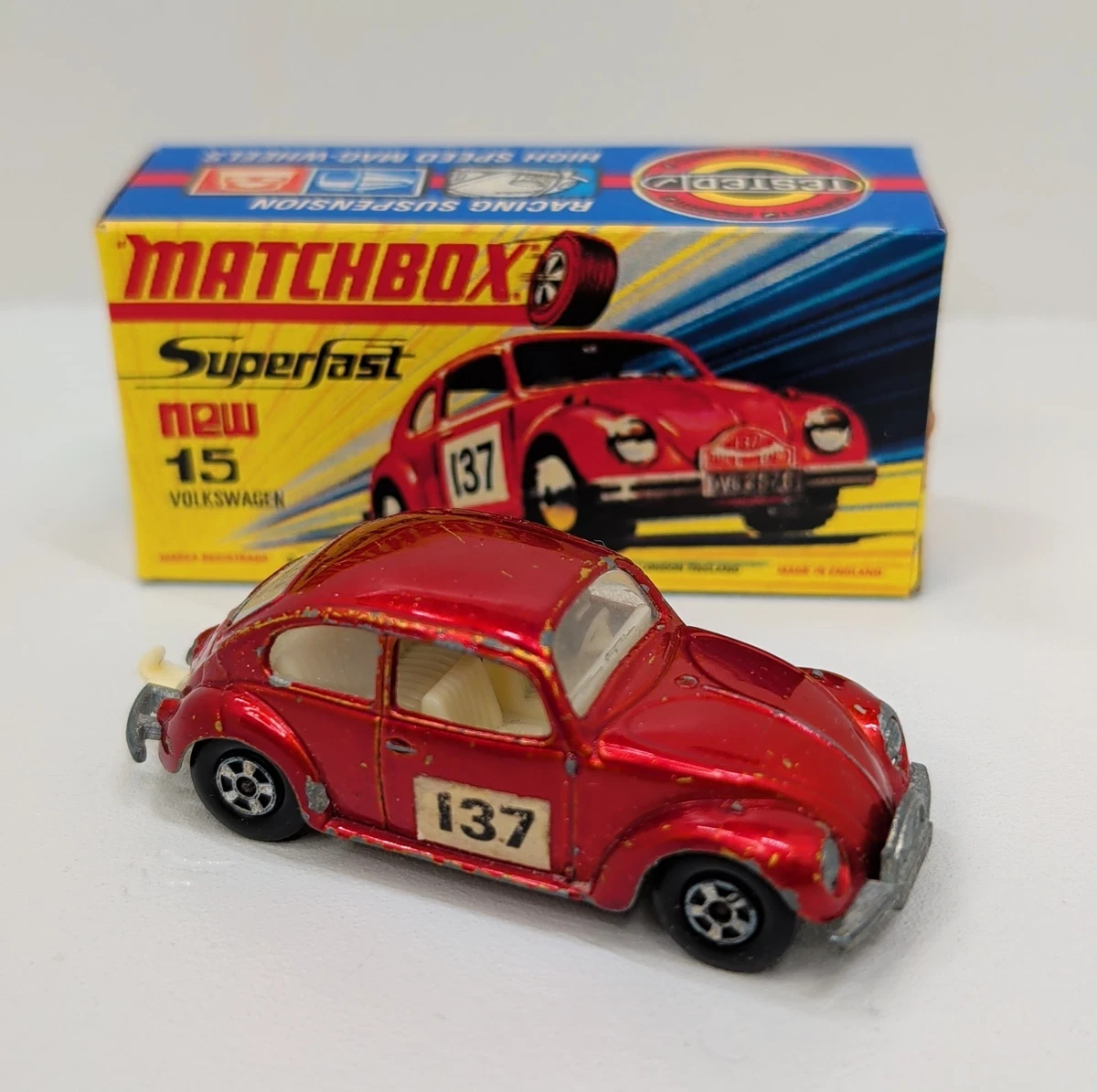 Matchbox Volkswagen 1968 Vehicle Year Vintage Manufacture Diecast
