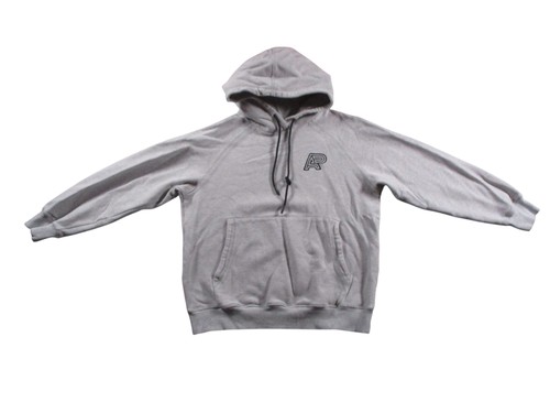 Albino and Preto Hoodie Herren Medium Grau AP Logo Pullover Sweatshirt Streetwear - Bild 7 von 18