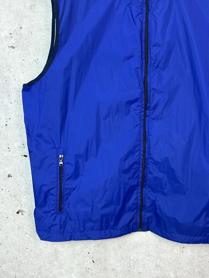 Polo Golf Ralph Lauren Wind Water Resistant Blue Zip Nylon Vest Size XL - Image 3 of 4