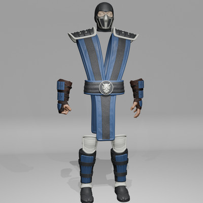 1/12 Scale Action Figure Kit: Mortal Kombat (PS2)