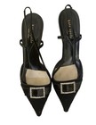 Kate Spade evening  dressy black tie crystal  pointy toe kitten heel shoes Sz 8 — photo 1