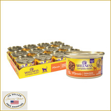 Wellness Complete Health Morsels Adult Wet Cat Food, Natural, Grain-Free, 24x3oz