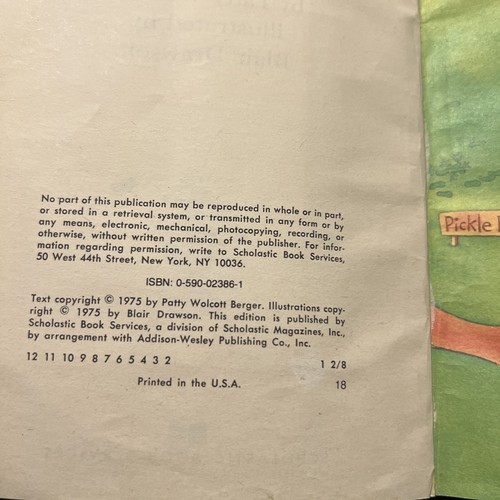 Vintage 1975 Pickle Pickle Pickle Juice By Patty Walcott Book Paperback - Picture 14 of 17